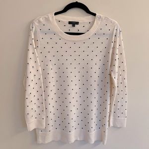 J Crew Polka Dot Sweater